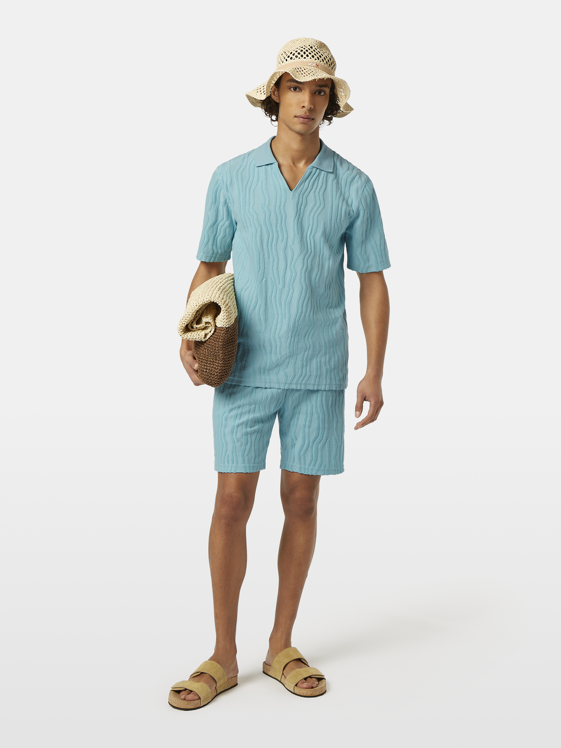 Jacquard Terry Polo