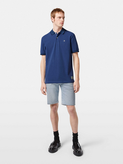 Melange regular fit polo