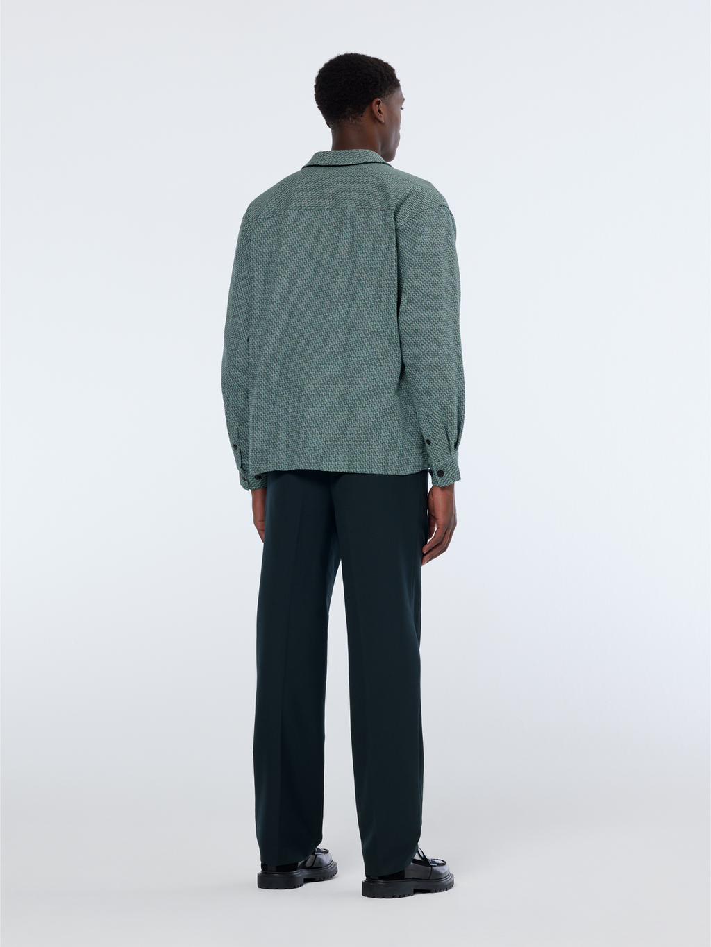 Relaxed structured overshirt