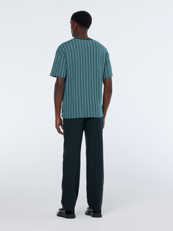 Jacquard relaxed fit t-shirt