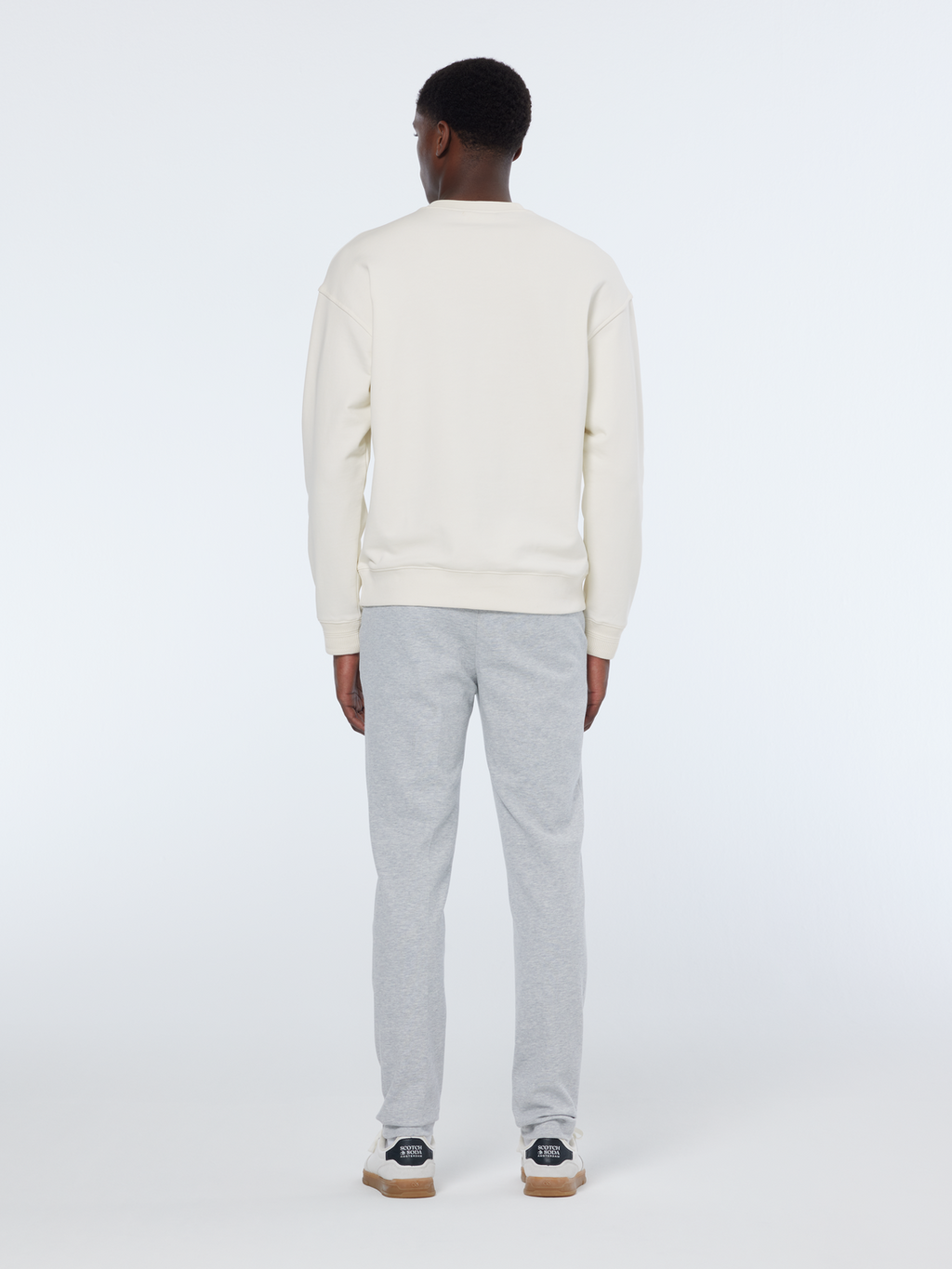 Embroidered chest artwork relaxed sweatshirt