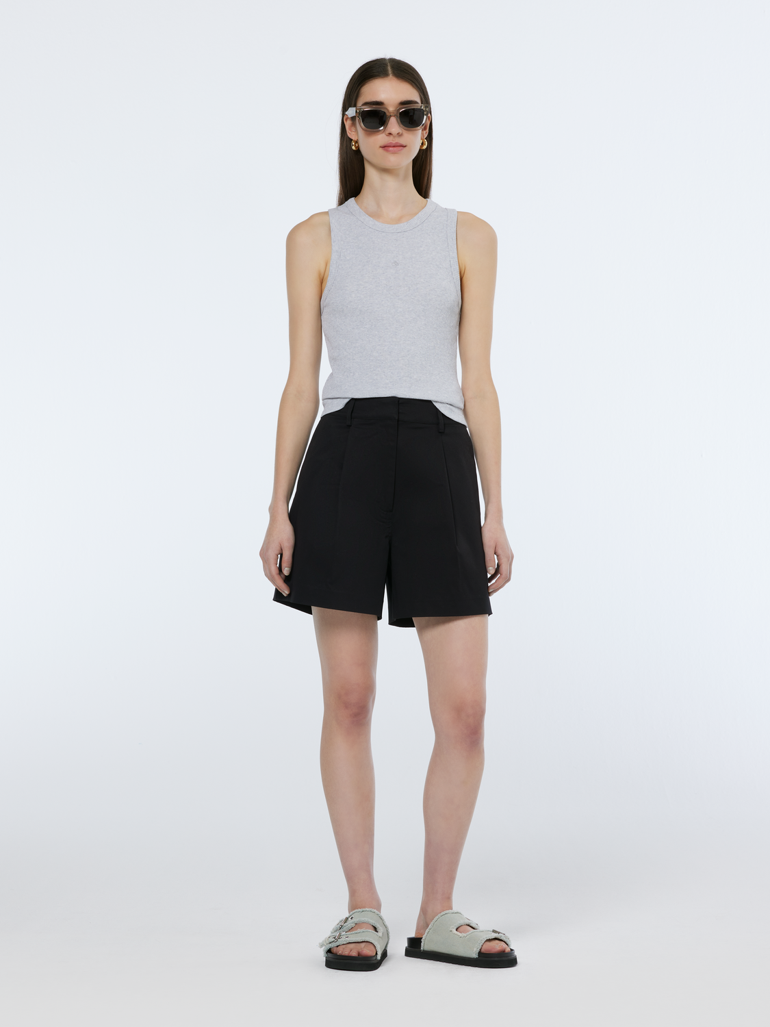 Essentials Abott chino short - BLACK