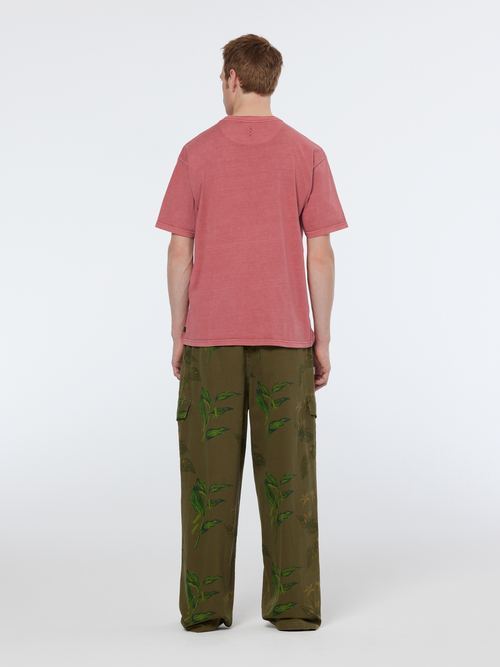 Daze - Structured printed  wide fit cargo pant