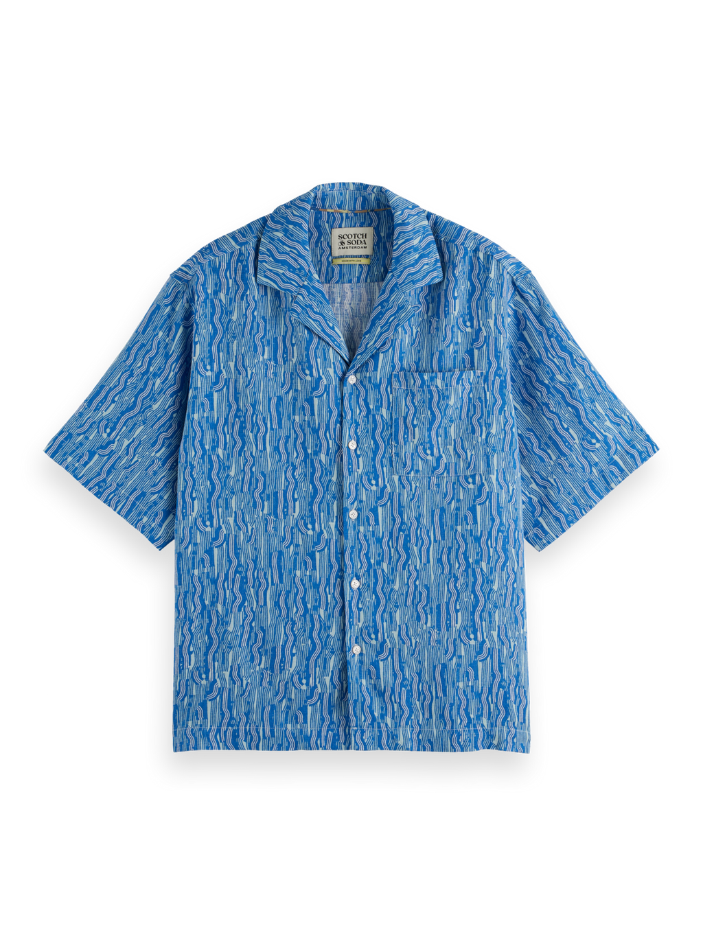 linen-blend shirt