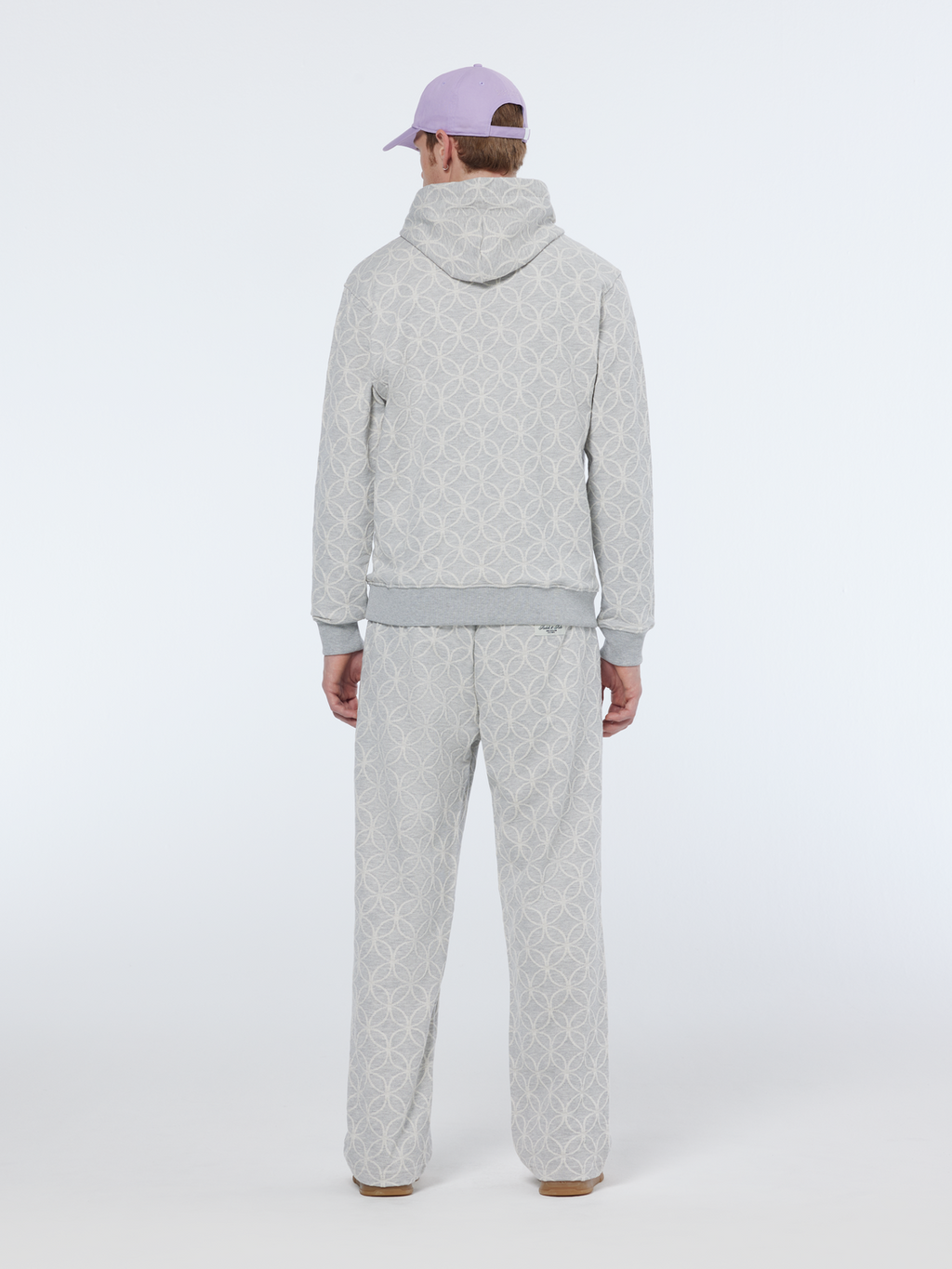 Jacquard Terry Relaxed Straight Sweatpants