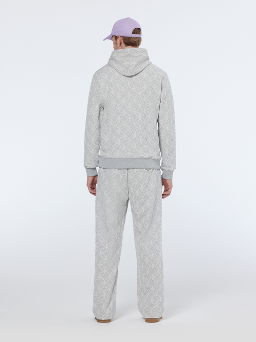 Jacquard Terry Relaxed Straight Fit Sweatpants