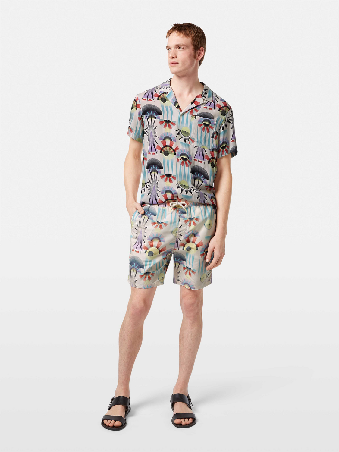 Printed swim shorts