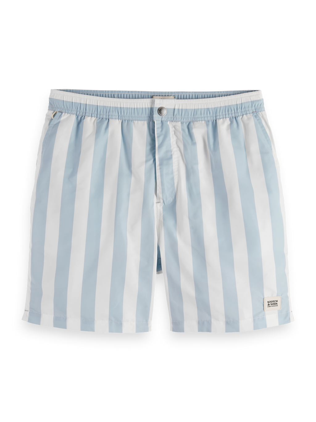 Striped swim shorts