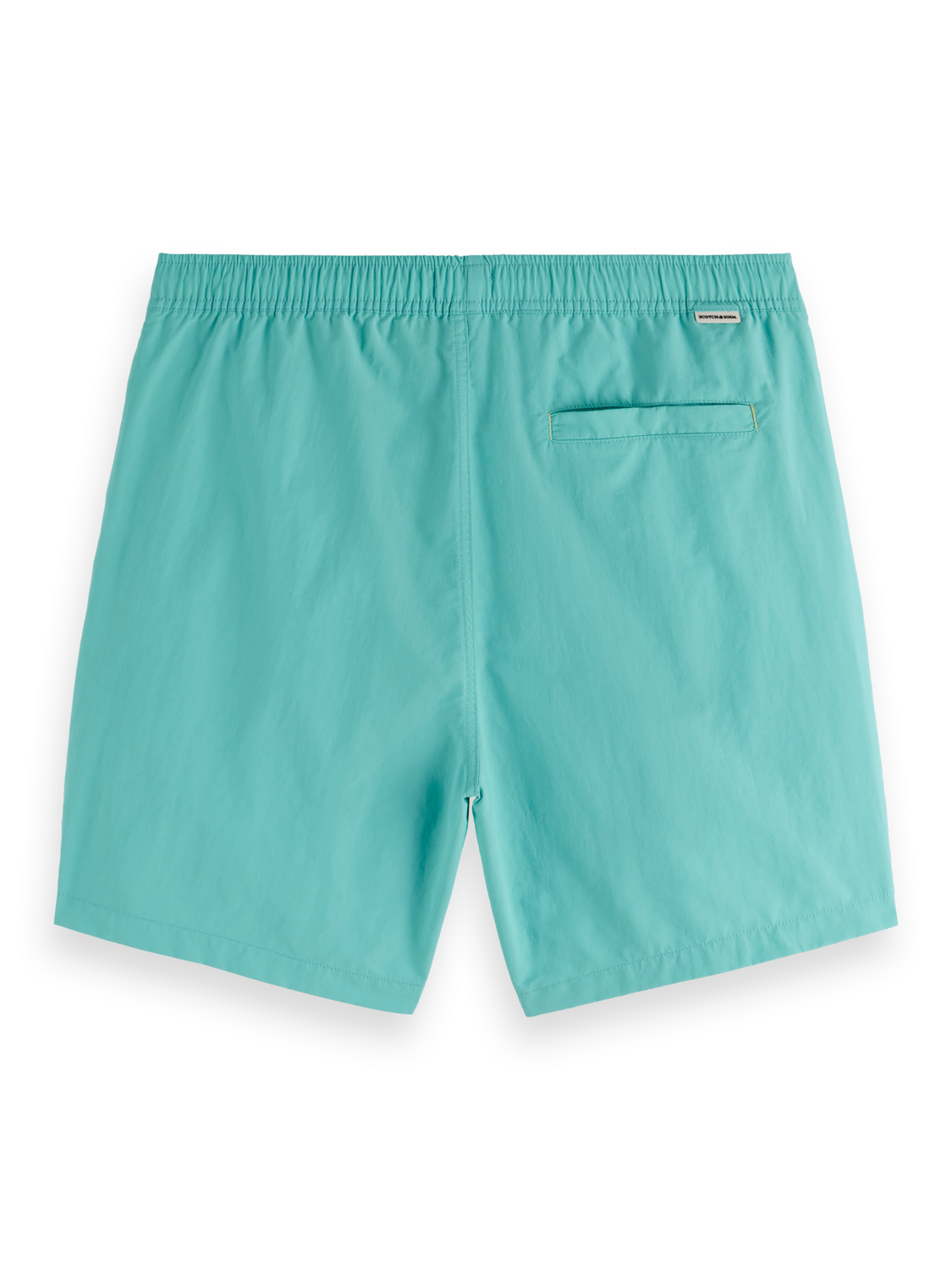 Placement-printed mid-length swimshort