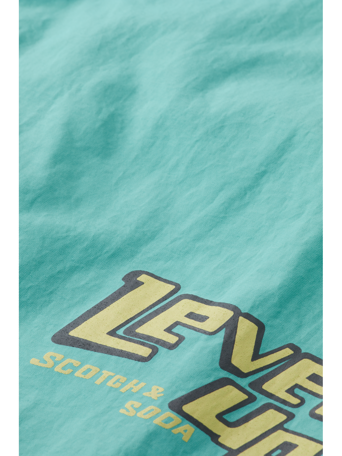 Placement-printed mid-length swimshort