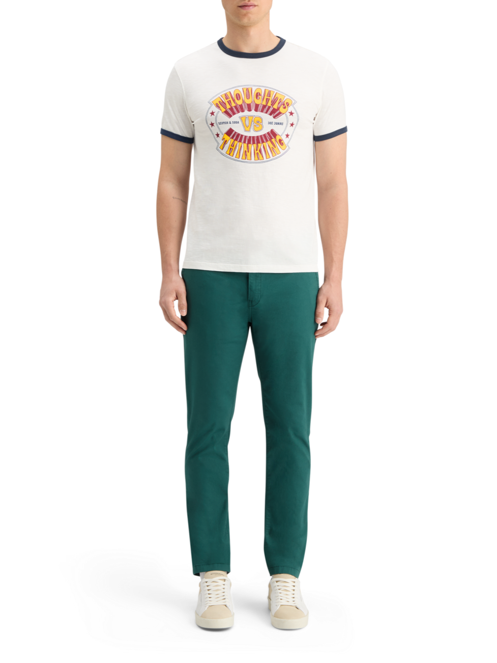 JOE JONAS X SCOTCH  SODA RINGER T-SHIRT