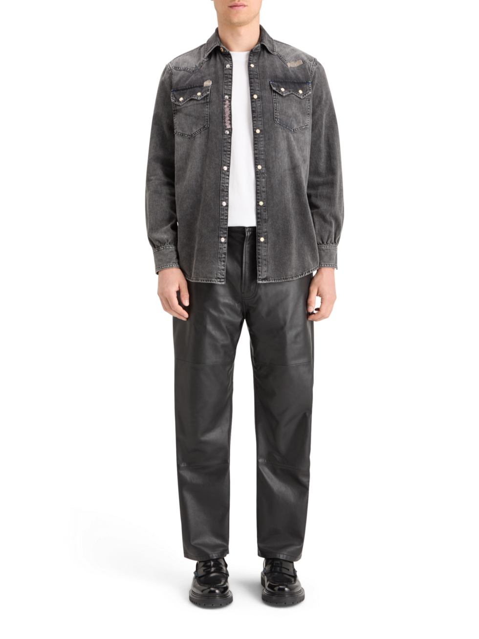 JOE JONAS X SCOTCH SODA WESTERN SHIRT - VINTAGE BLACK