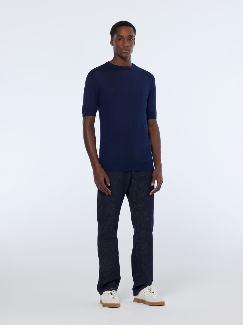 Knitted regular fit t-shirt