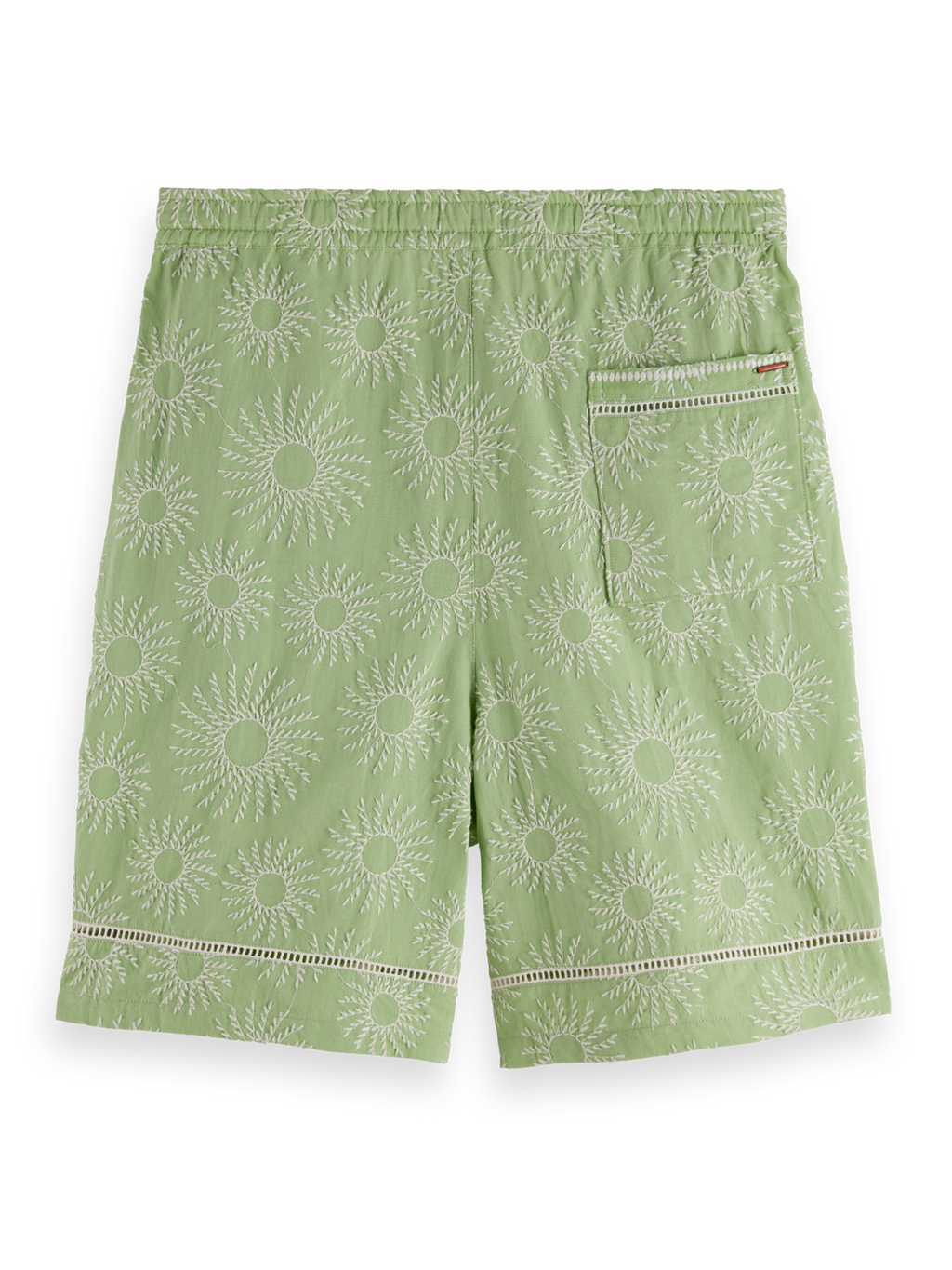 Embroidered Bermuda Shorts