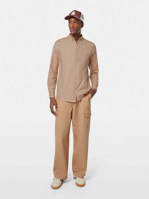 Daze - garment-dyed herringbone cargo pant