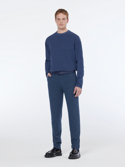 Mott - tailored jersey yarn-dyed chino