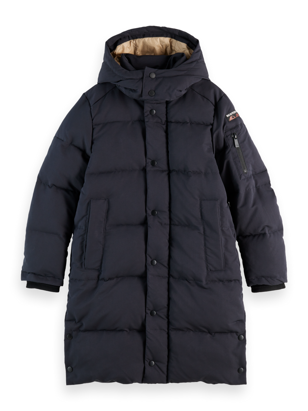 Boys Longer-length puffer jacket