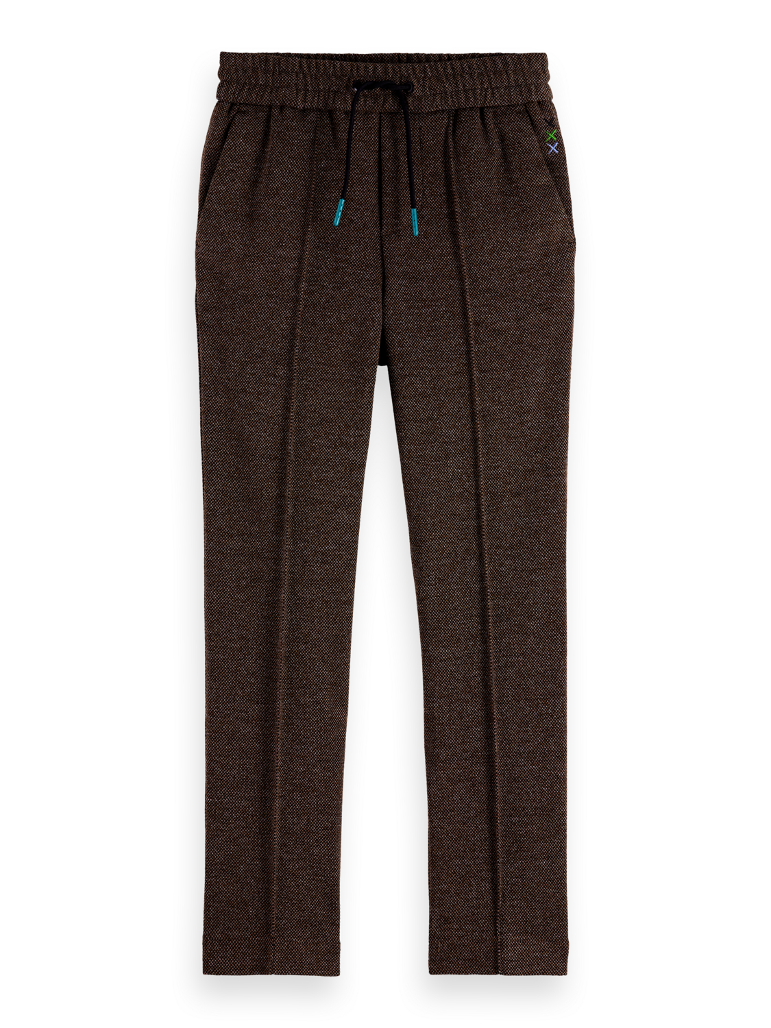 Boys Relaxed slim yarn-dyed knitted pants