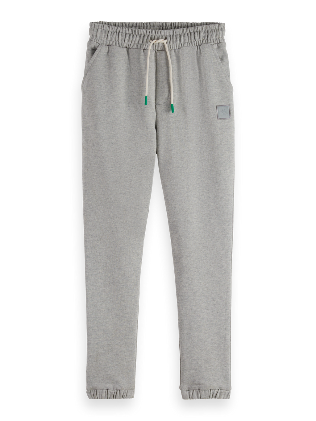Boys Essentials Logo badge sweatpants - GREY MELANGE