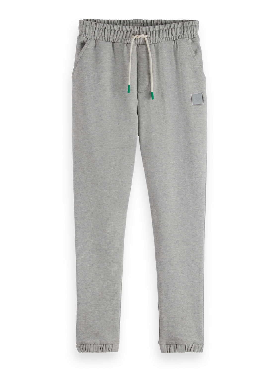 Boys Essentials Logo badge sweatpants - GREY MELANGE