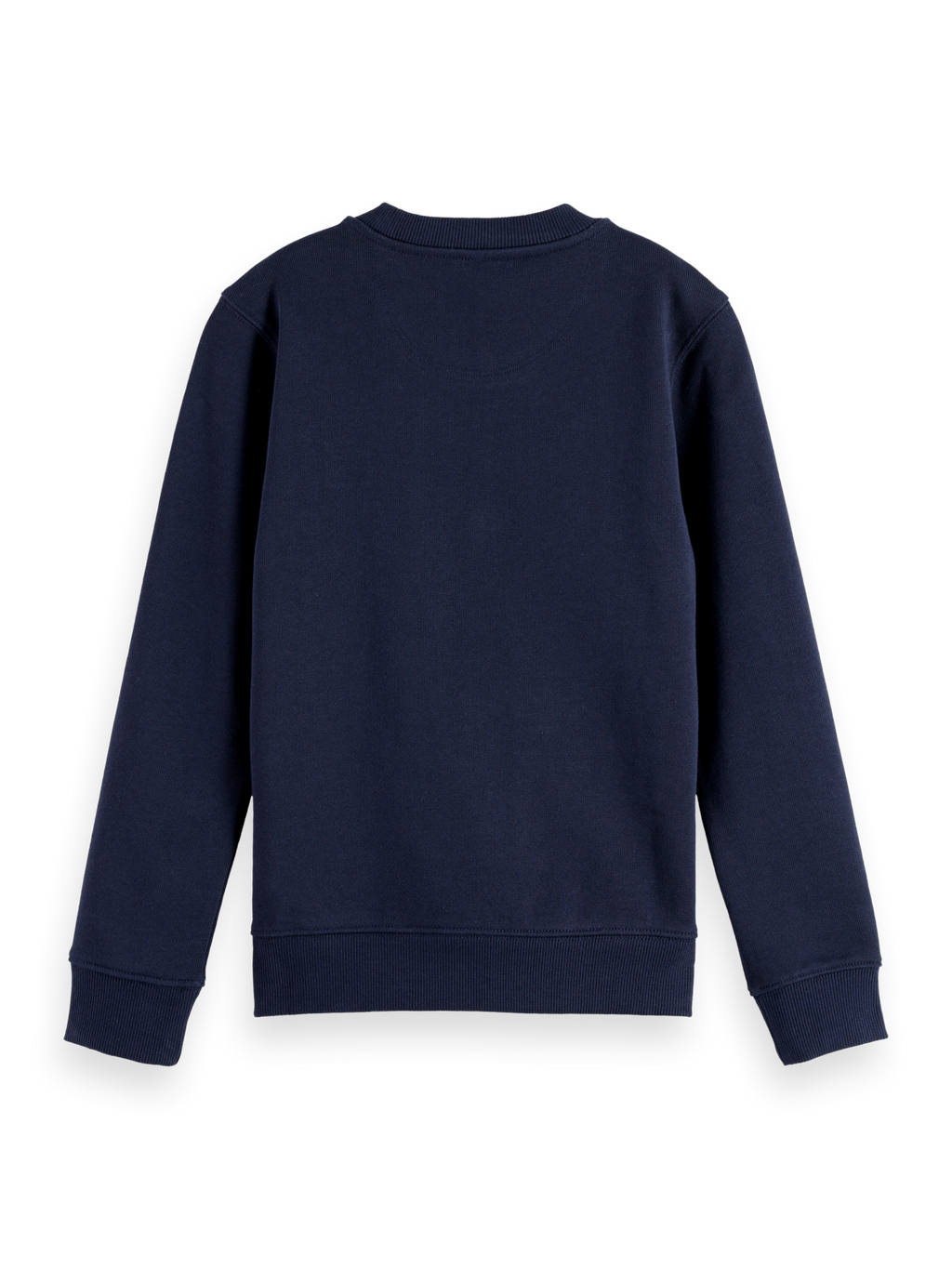 Boys Essentials Regular logo badge crewneck sweatshirt - SKY CAPTAIN