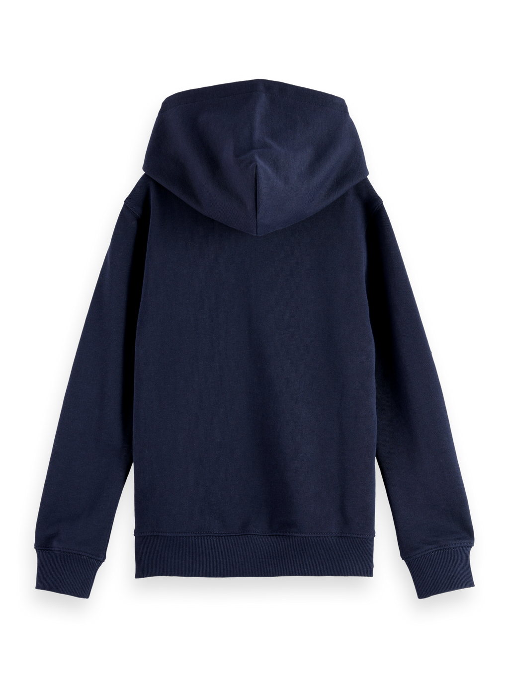 Boys Essentials Regular logo badge zip-up hoodie