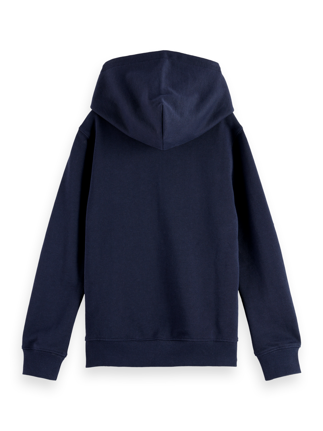 Boys Essentials Regular logo badge zip-up hoodie