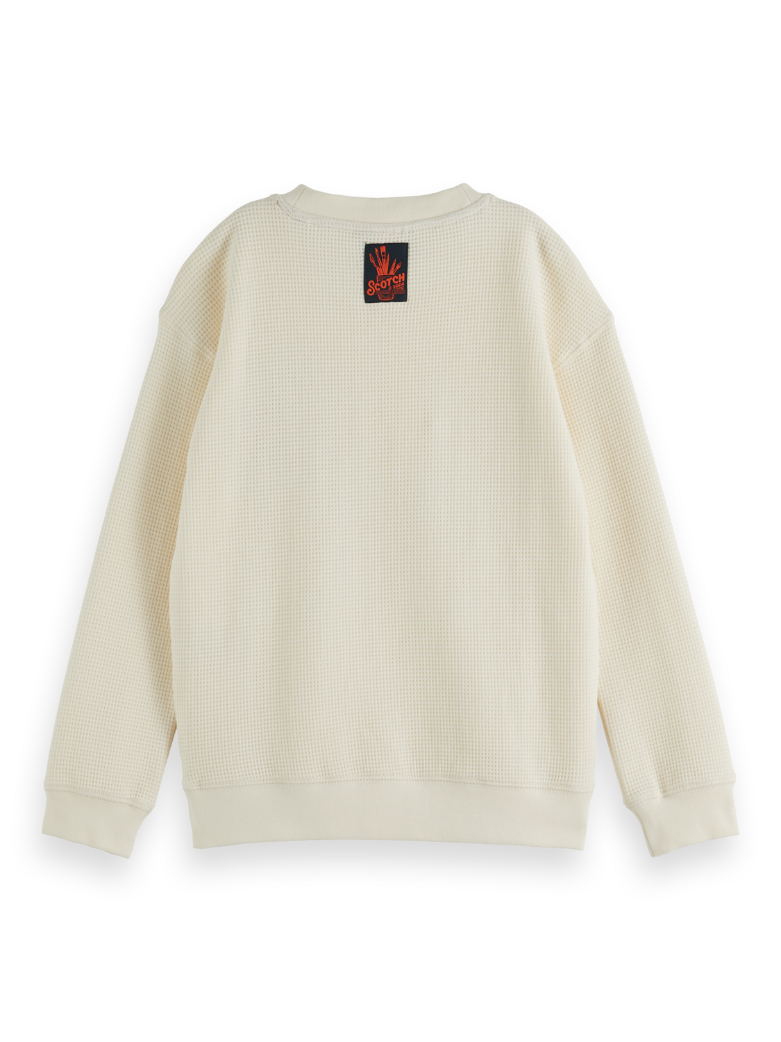 Boys Relaxed waffle sweatshirt
