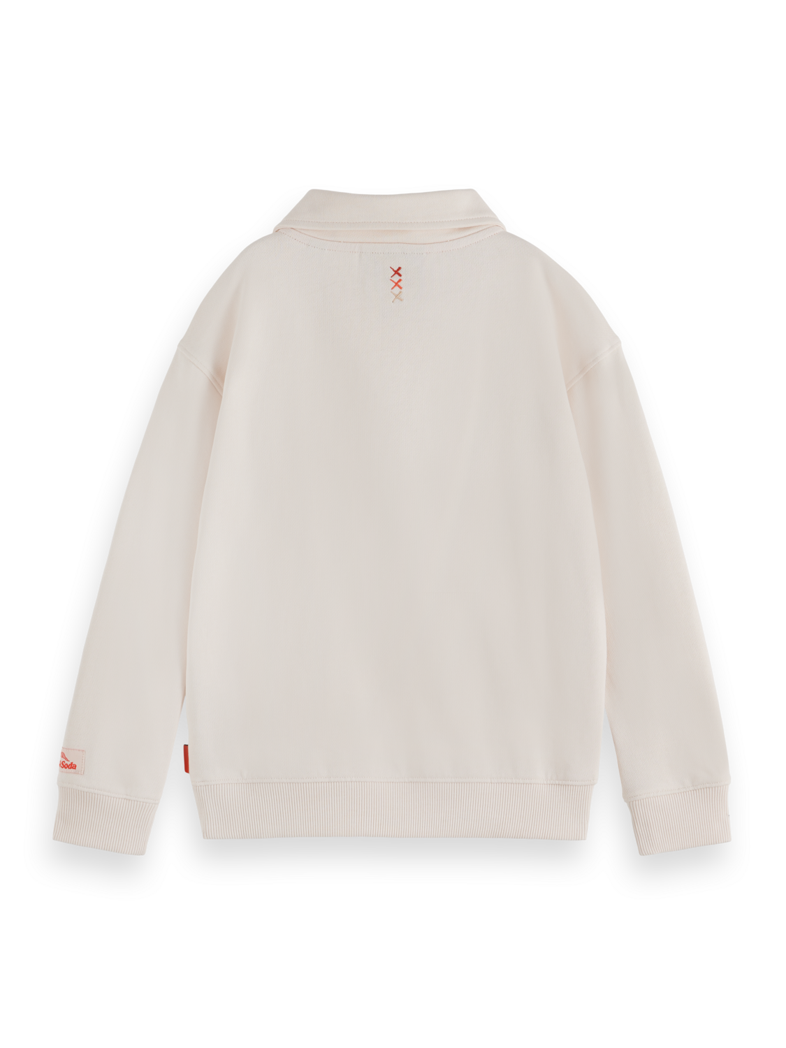 Boys Relaxed artwork polo sweatshirt
