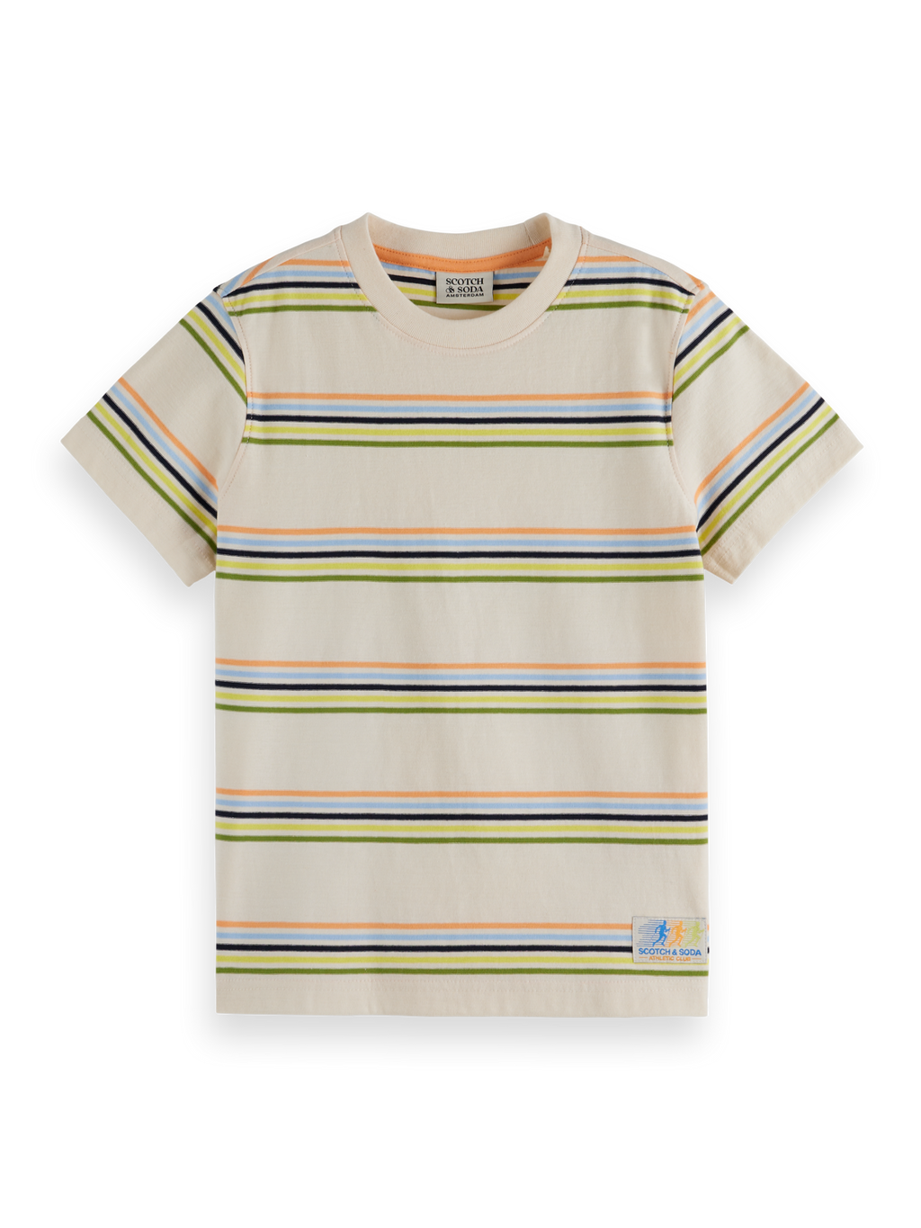 Boys Relaxed yarn-dyed t-shirt