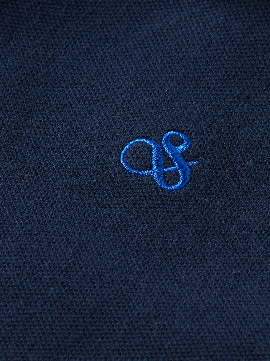 Boys Essentials Garment Dyed Pique Polo - SKY CAPTAIN