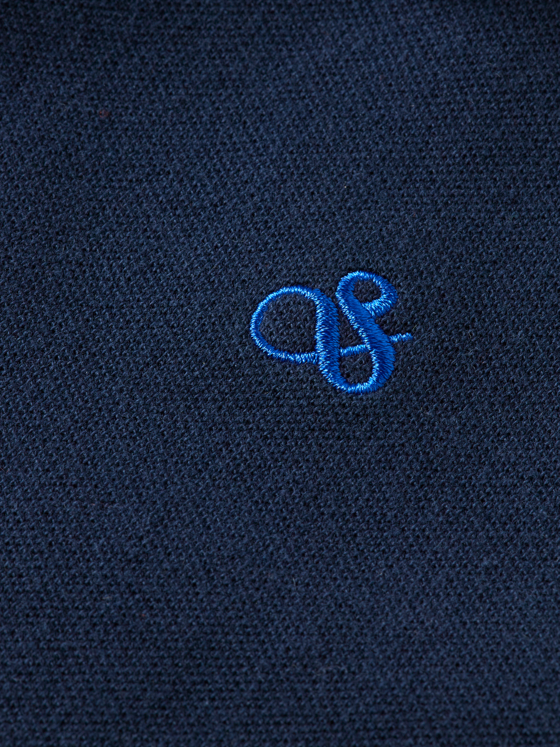 Boys Essentials Garment Dyed Pique Polo - SKY CAPTAIN