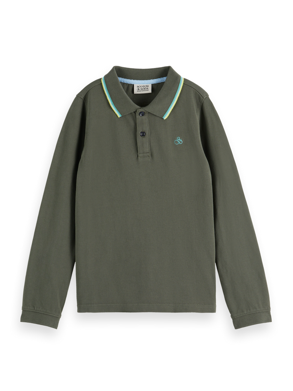 Boys Long-sleeve pique polo