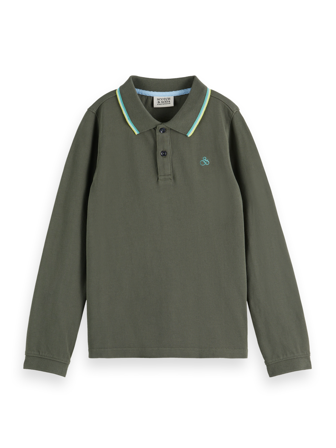 Boys Long-sleeve pique polo