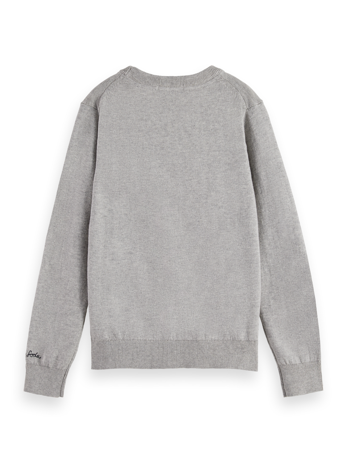 Boys Essentials Logo Regular Pullover - GREY MELANGE