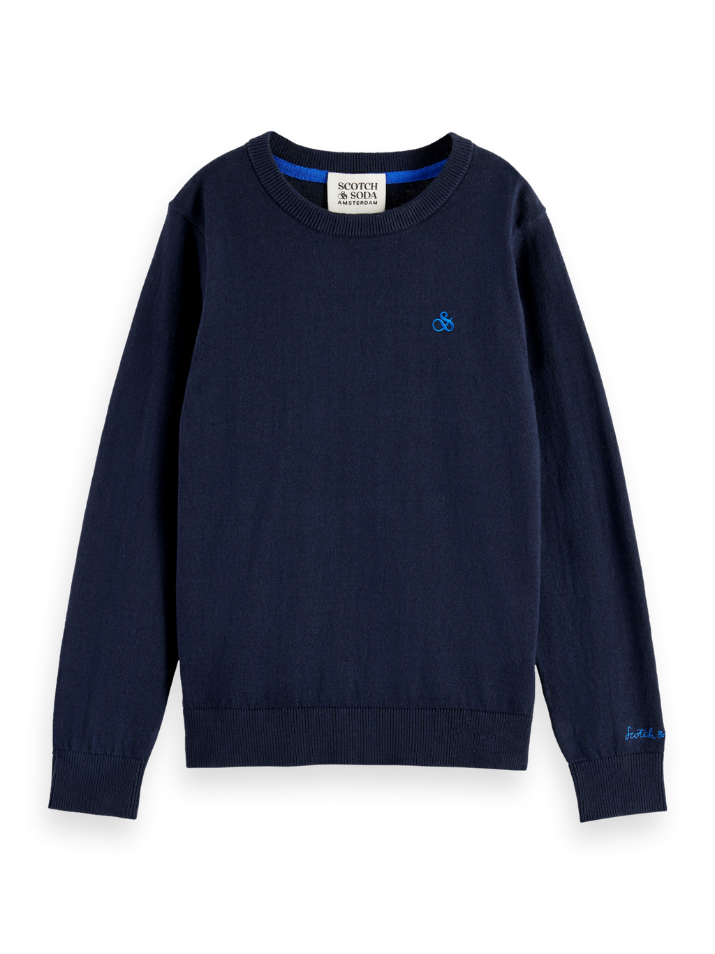 Boys Essentials Logo Regular Pullover - SKY CAPTAIN