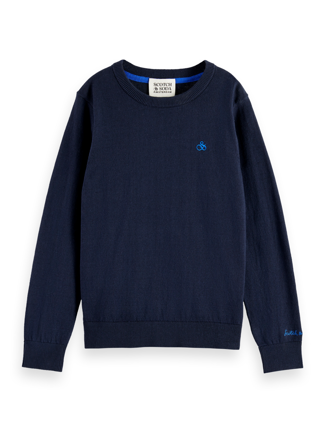 Boys Essentials Logo Regular Pullover - SKY CAPTAIN