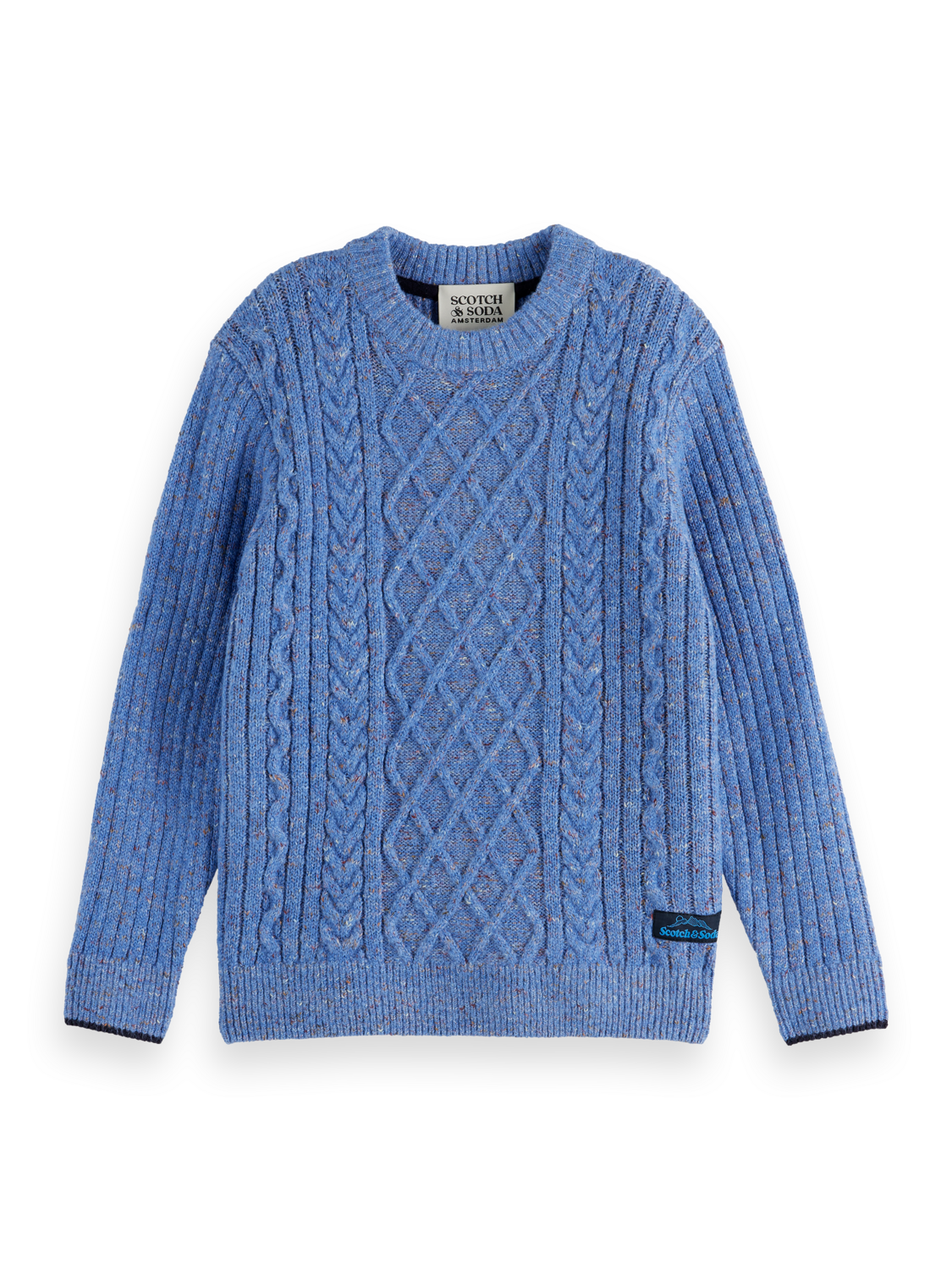 Boys Regular cable-knitted pullover