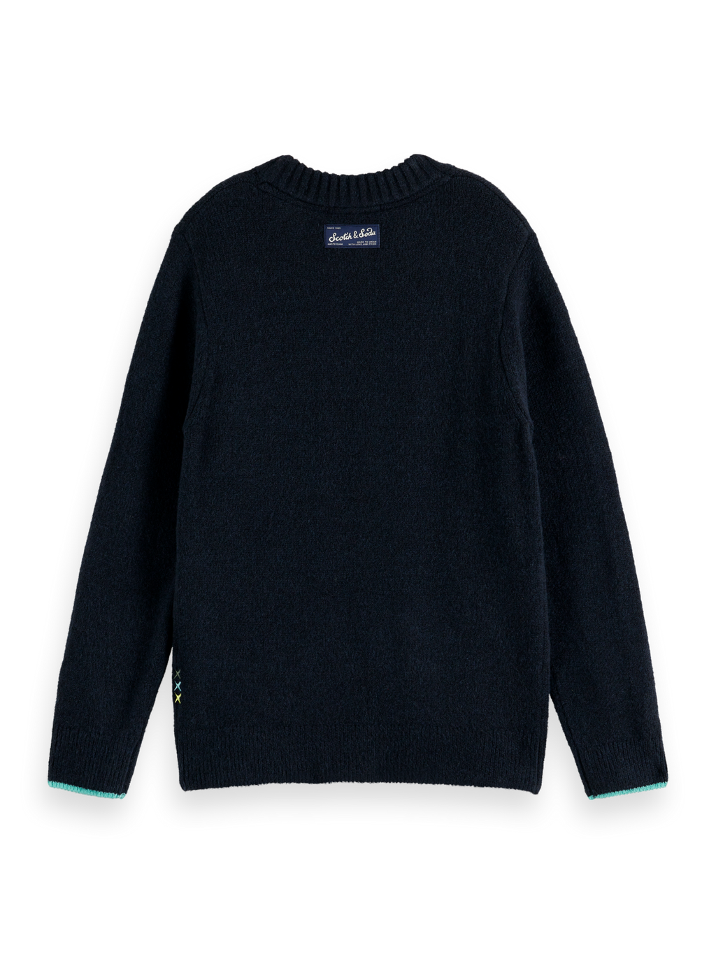 Regular-fit soft knitted pullover