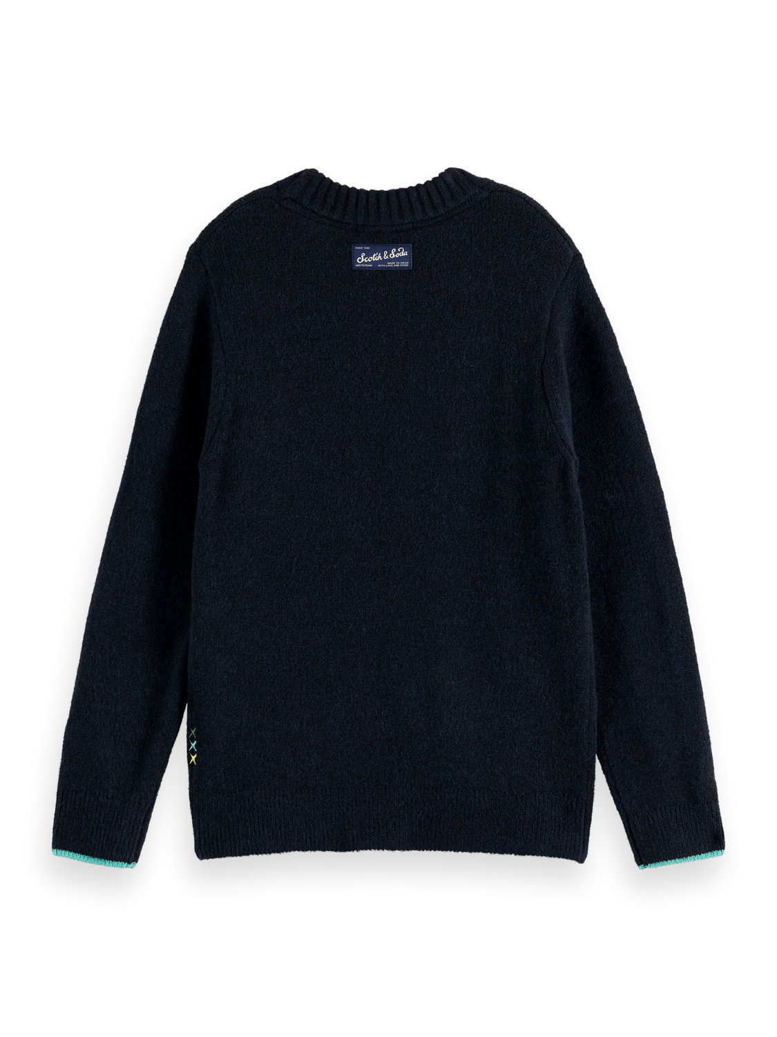 Regular-fit soft knitted pullover