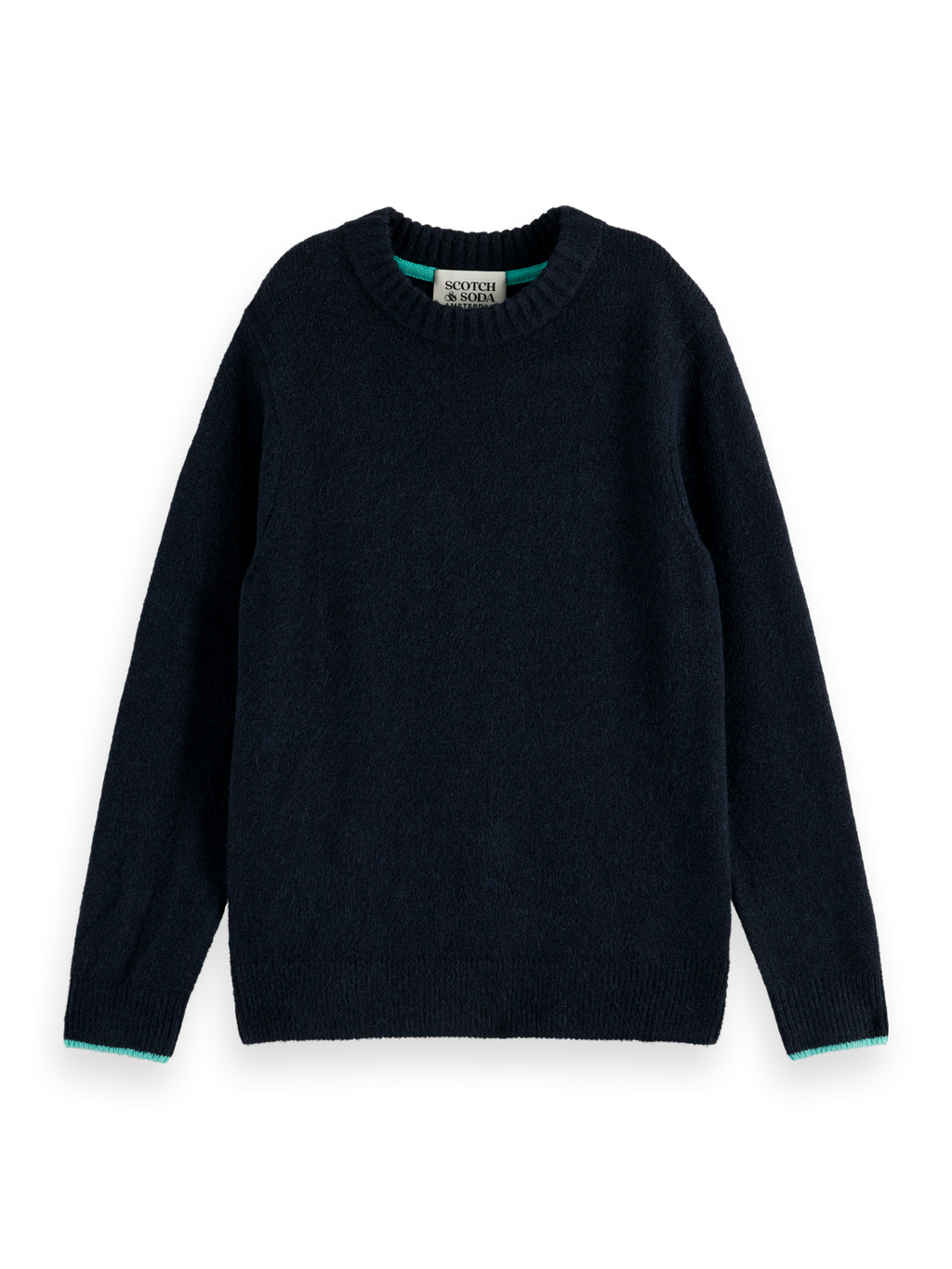Regular-fit soft knitted pullover