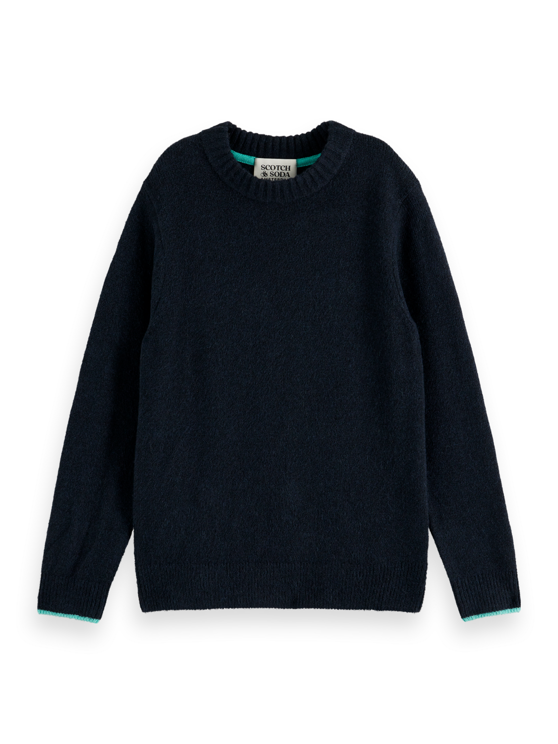 Regular-fit soft knitted pullover