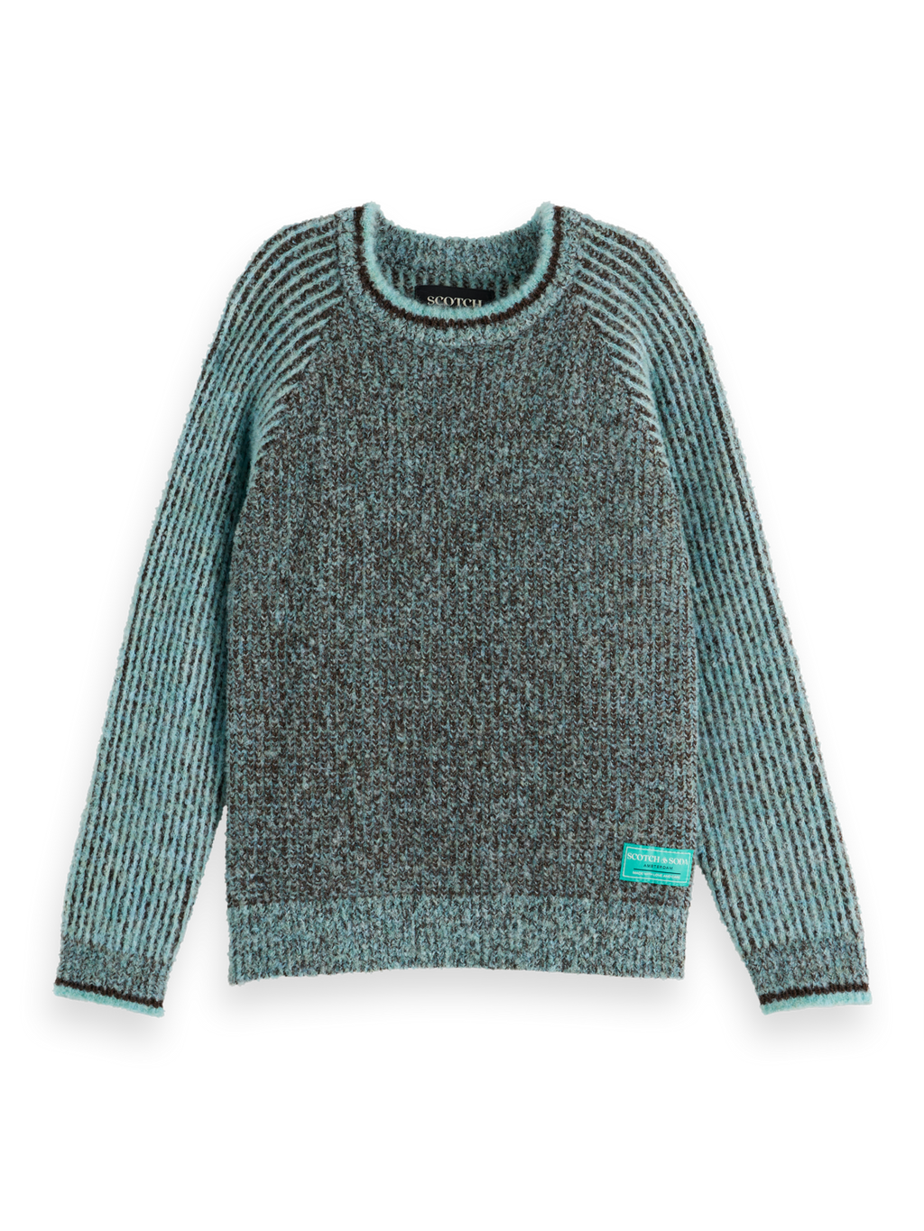 Boys Regular contrast raglan-sleeve pullover