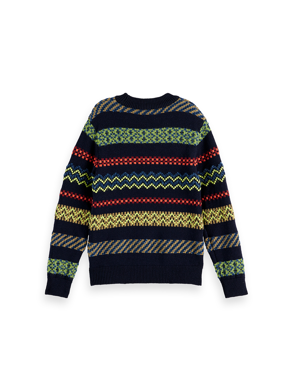 Boys Regular-fit festive jacquard pullover