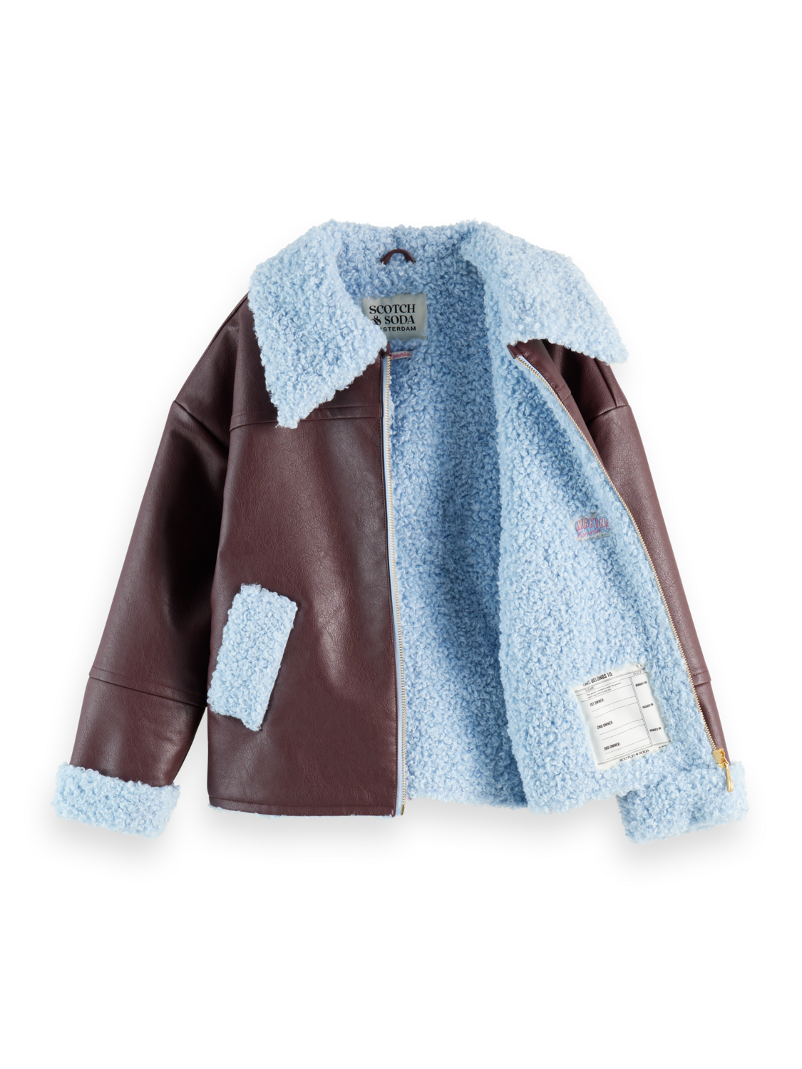 Girls Faux leather jacket