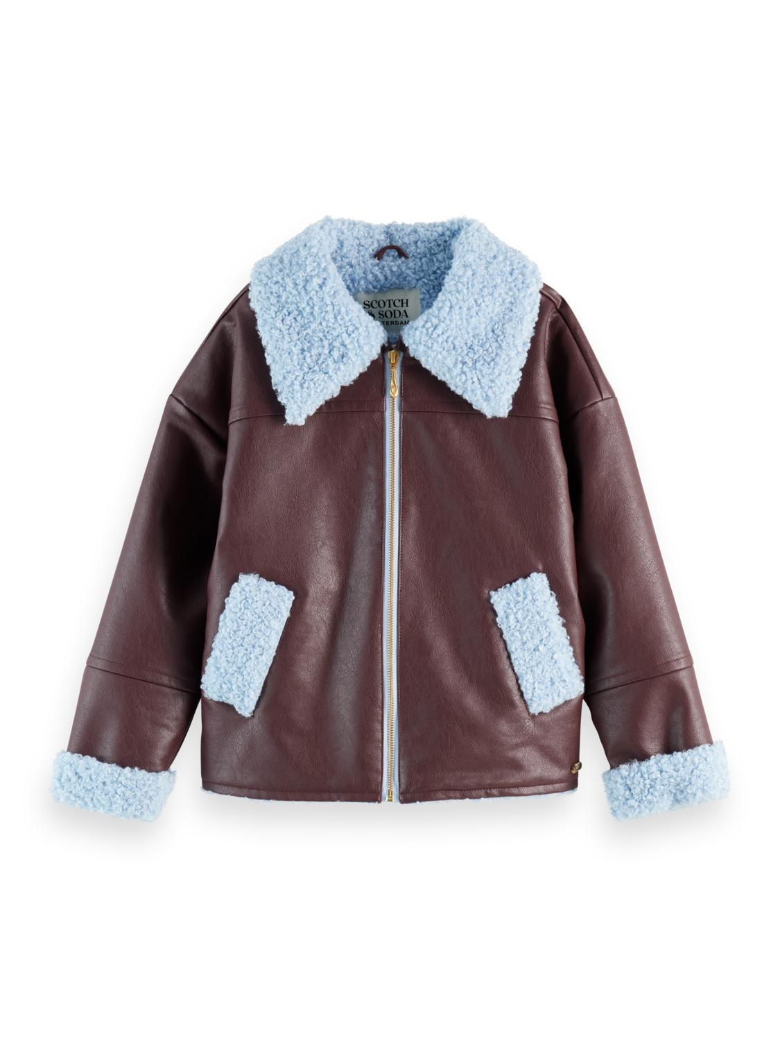 Girls Faux leather jacket