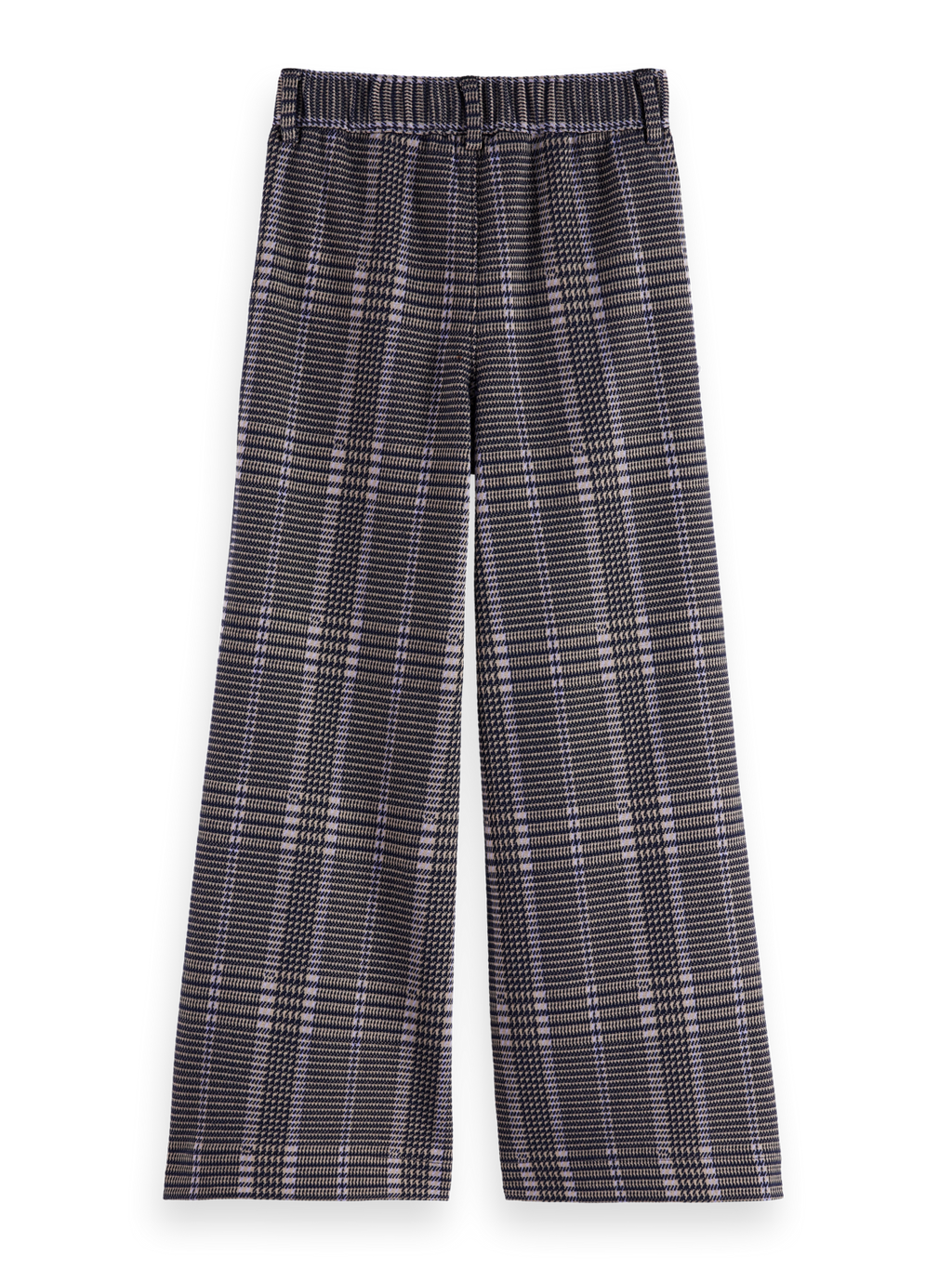 Girls Wide-leg checked pants