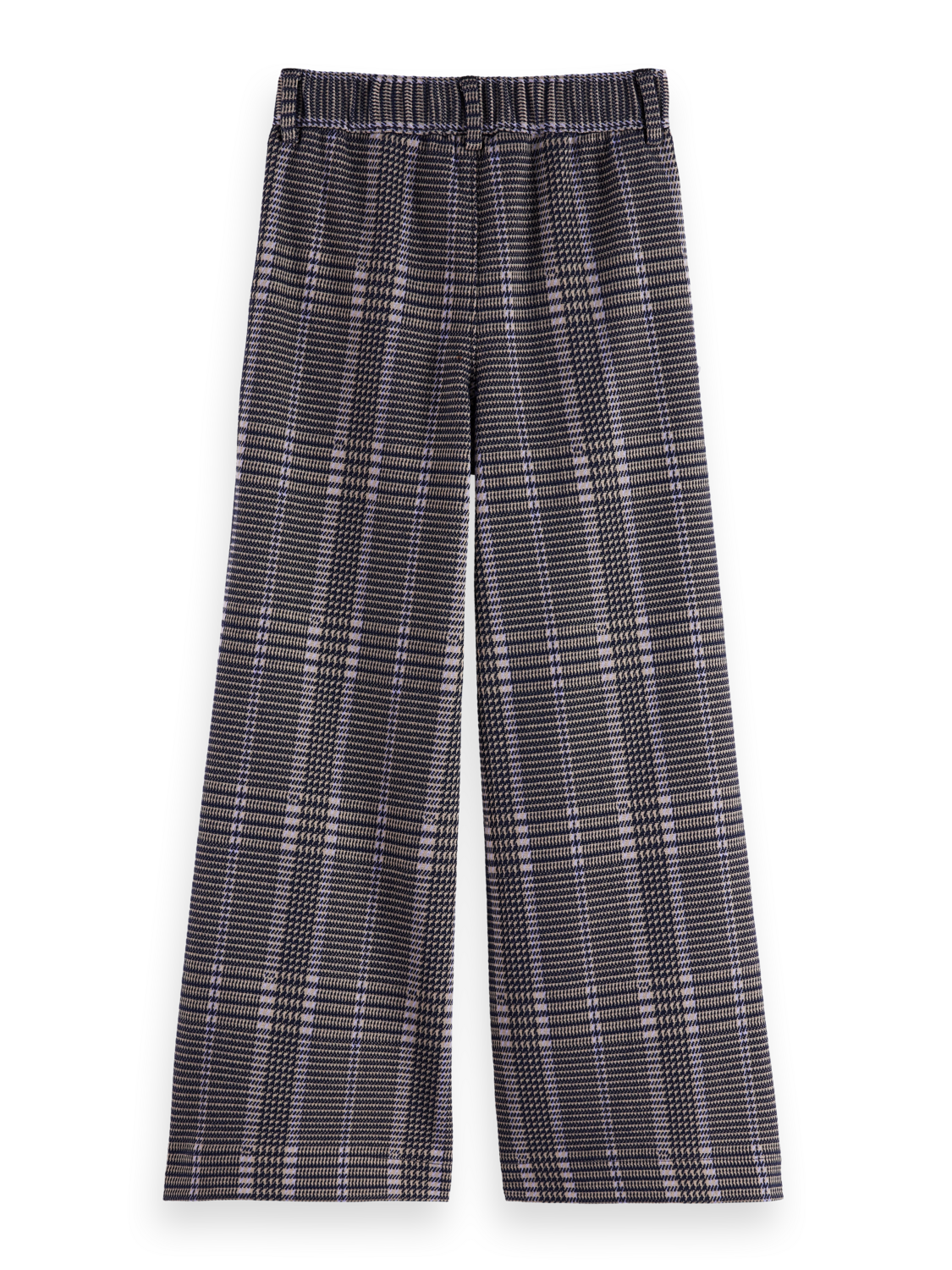 Girls Wide-leg checked pants