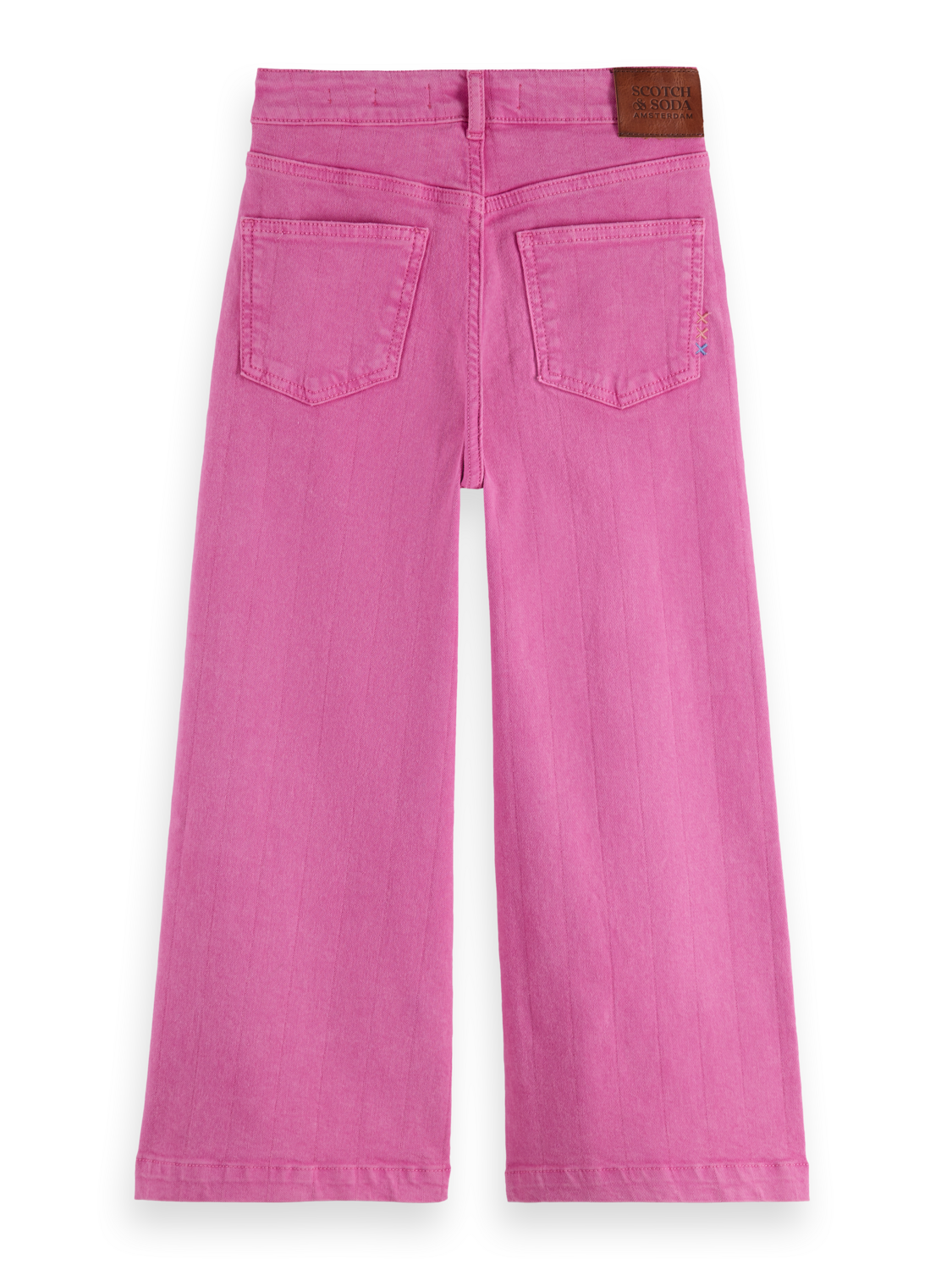 Girls The Wave wide leg denim