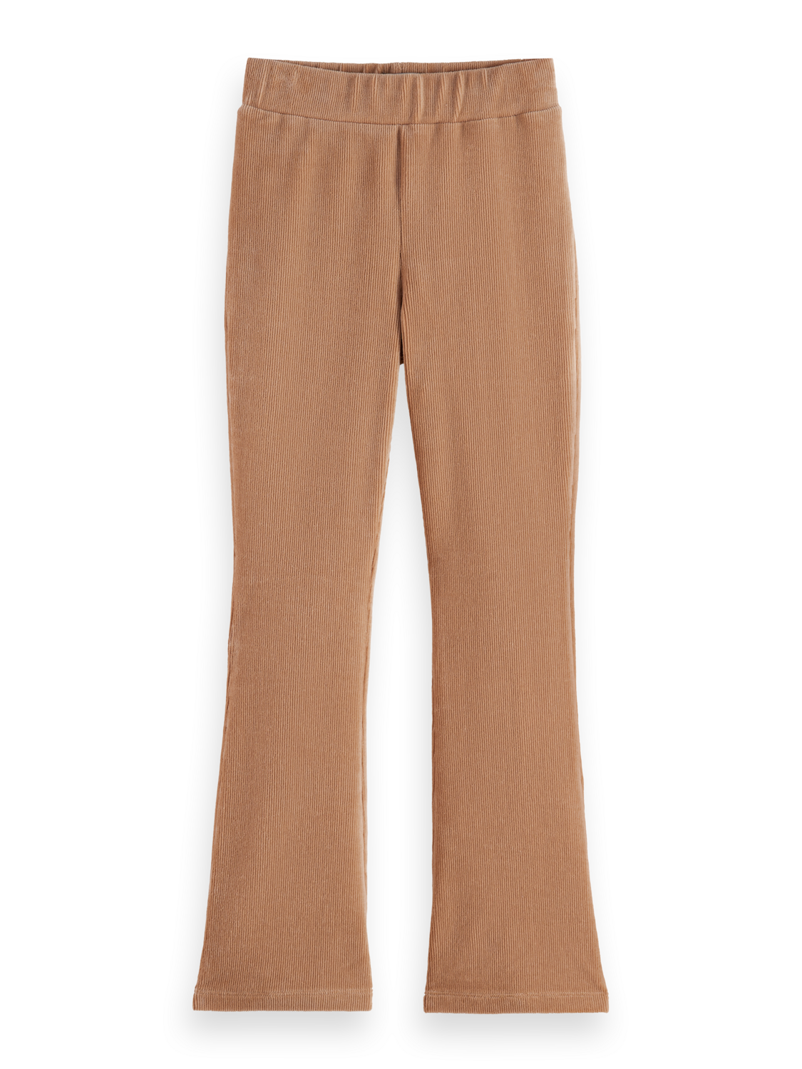 Girls Velvet ribbed leggings